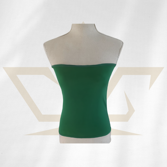 infinity-wrap-dress-forest-green-bandeau-custom-design-made-fitted-rcg-clothing