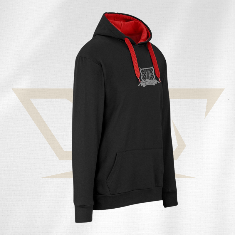 catchers-hoodie-2-tone-black-red-side-rcg-rcgclothing