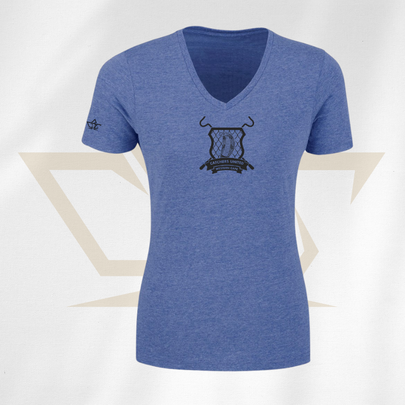 catchers-v-neck-t-shirt-blue-ladies-rcg-rcgclothing