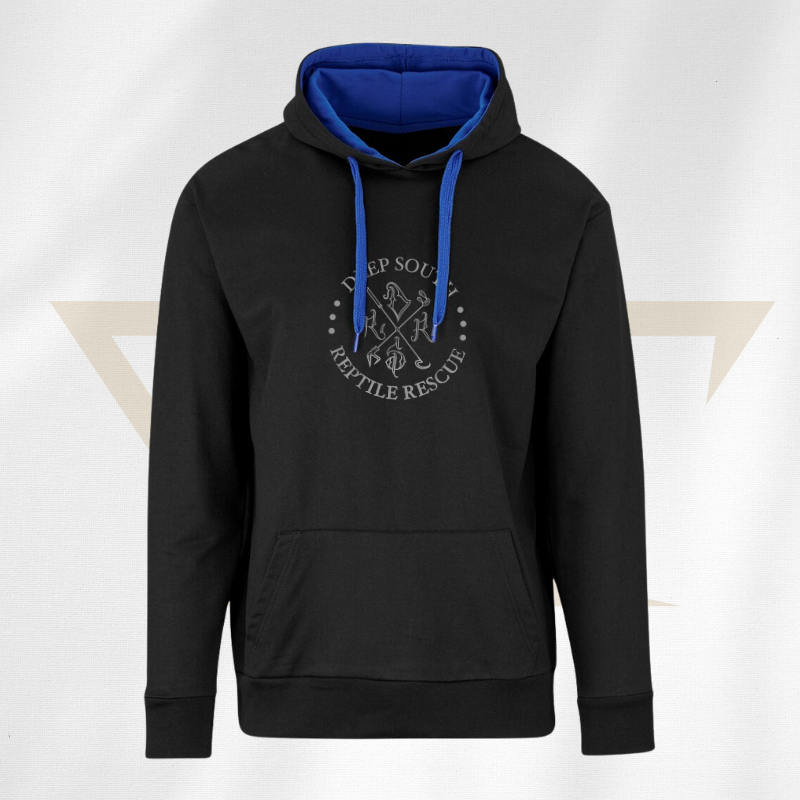 deep-south-reptile-rescue-hoodie-2tone-black-blue-rcg-rcgclothing