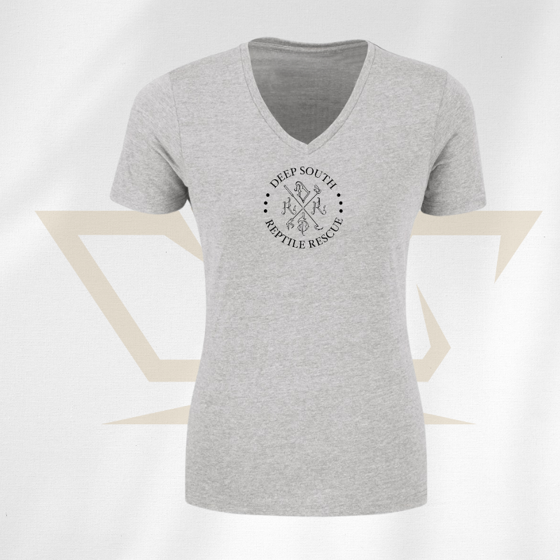 deep-south-reptile-rescue-v-neck-grey-ladies-rcg-rcgclothing
