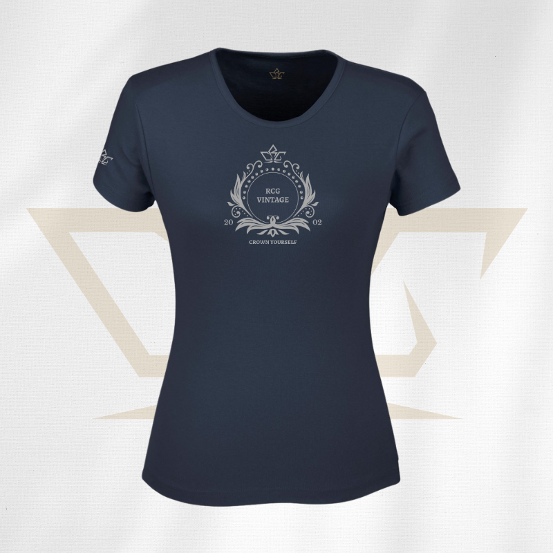 ladies-rib-knit-t-shirt-navy-grey-rcg-clothing-rcgclothing