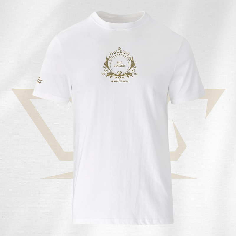 vintage-t-shirt-white-gold-front-rcg-clothing-rcgclothing